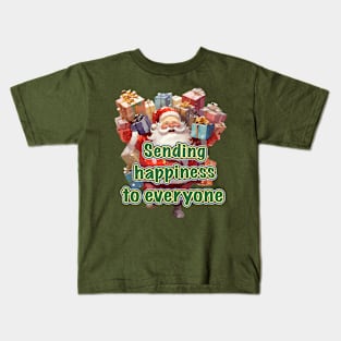 Santa Claus gives gifts Kids T-Shirt